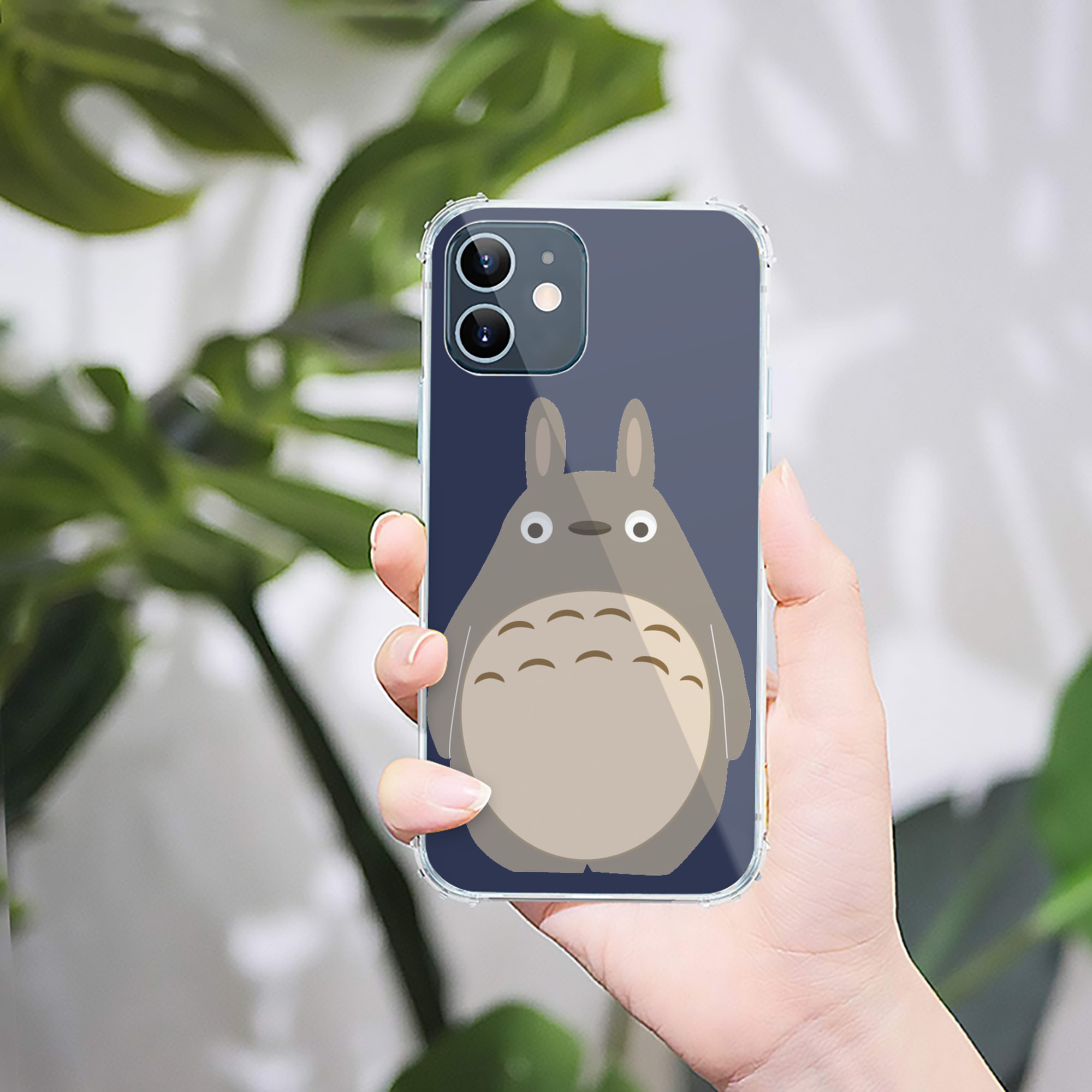 （画像用） となりのトトロ 草壁メイ 草壁サツキ My Neighbor Totoro Satsuki Kusakabe Mei Kusakabe 【iPhone 12シリーズ対応】透明スマホケース（クリアソフトケース）